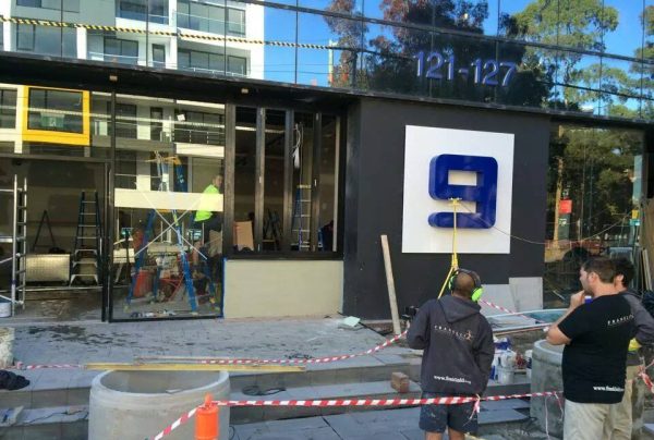 glaziers working on The Block TV series Gisborne